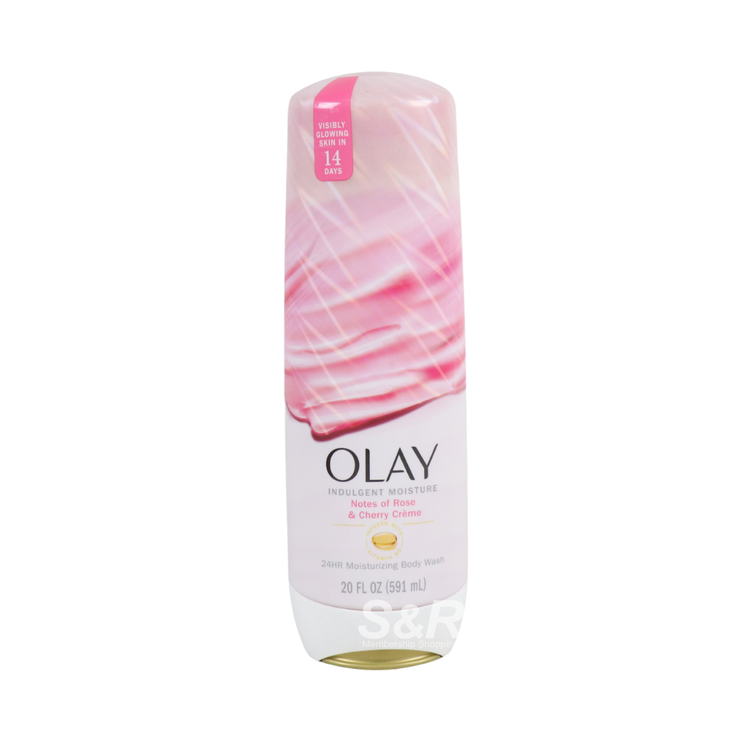 Olay Notes of Rose & Cherry Crème Body Wash 591mL